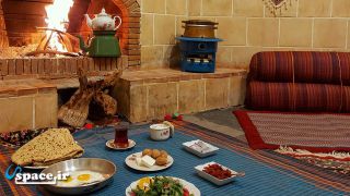 صبحانه لذیذ اقامتگاه بوم گردی صد طاقچه - تودشک - اصفهان